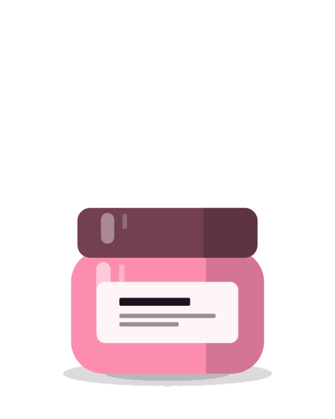Pink clay mask