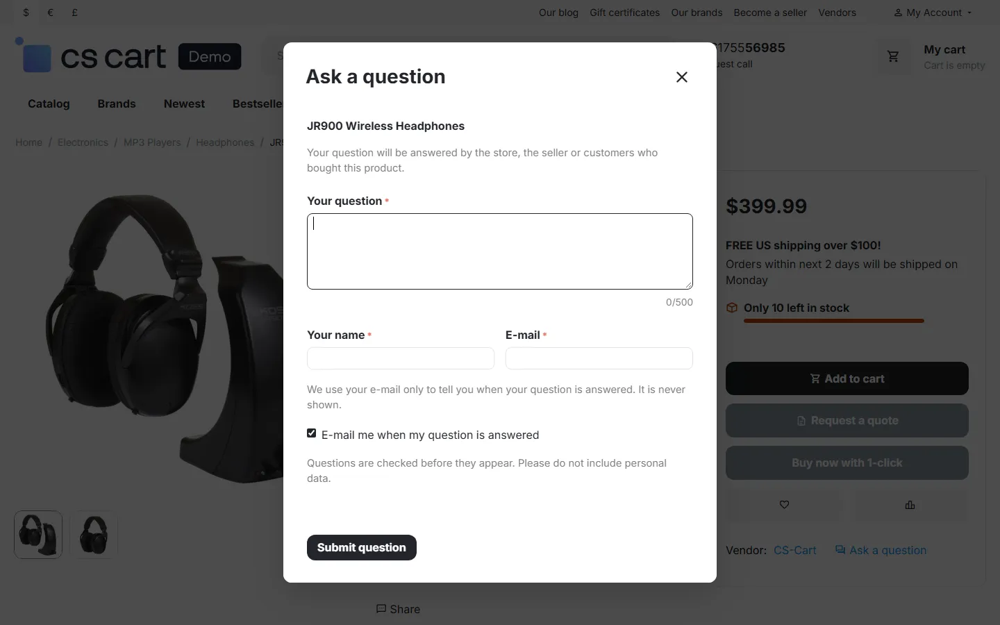 Ask a question