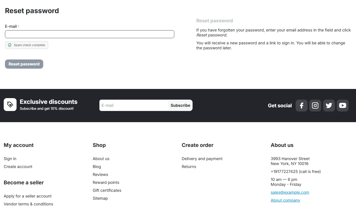Password recovery protected (core never checked this form).