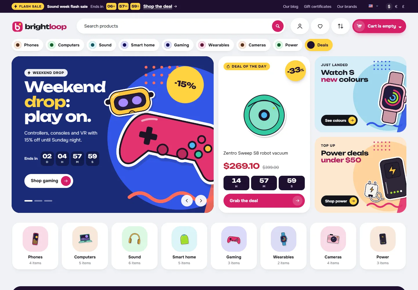 Pulse home page, Berry scheme