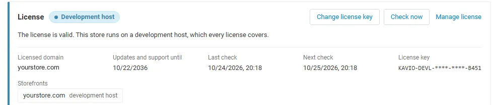 License card