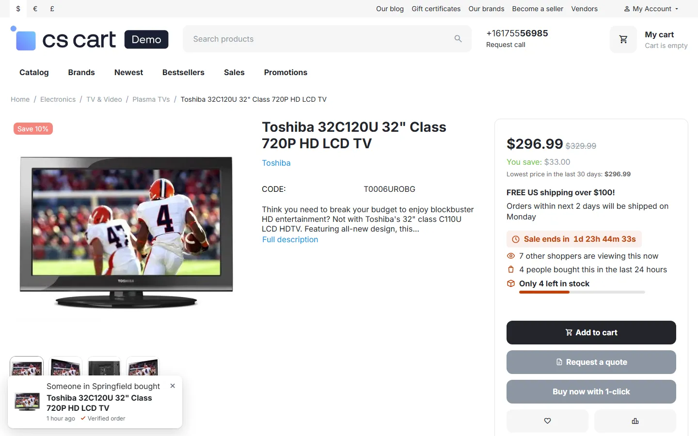Product page