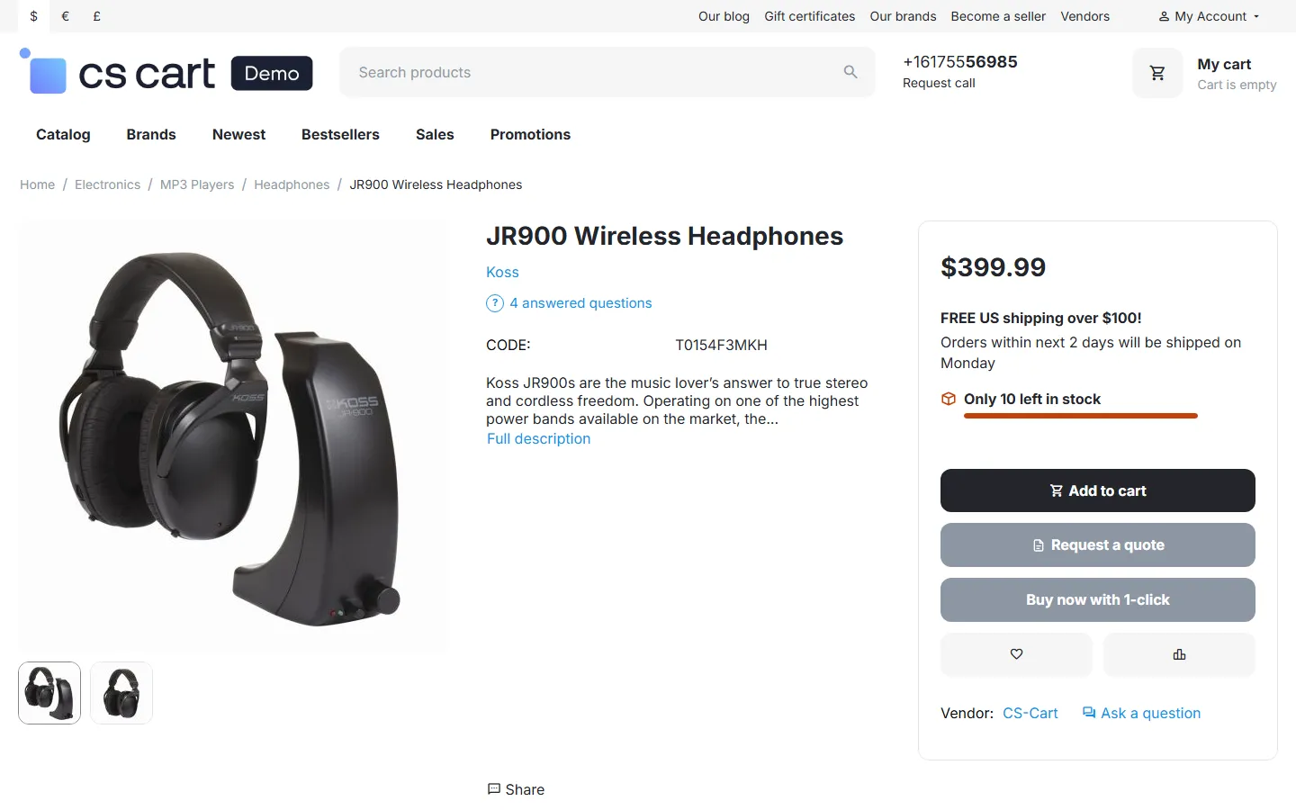 “4 answered questions” link under the product name.