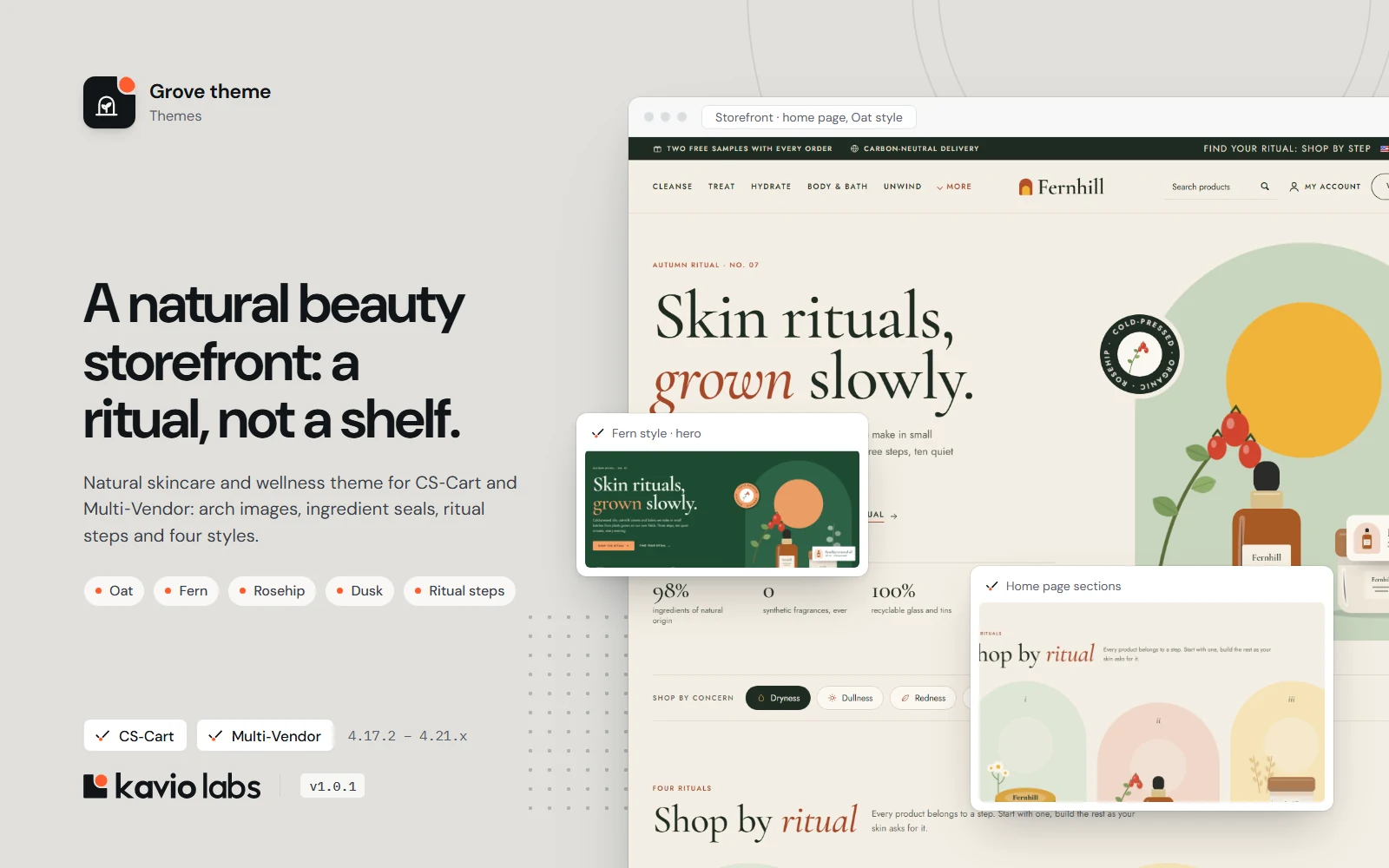 Grove theme: overview