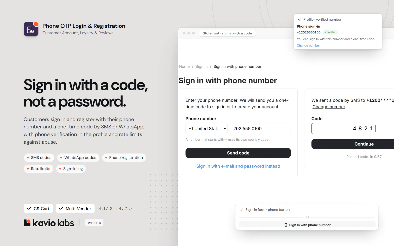 Phone OTP Login & Registration: overview