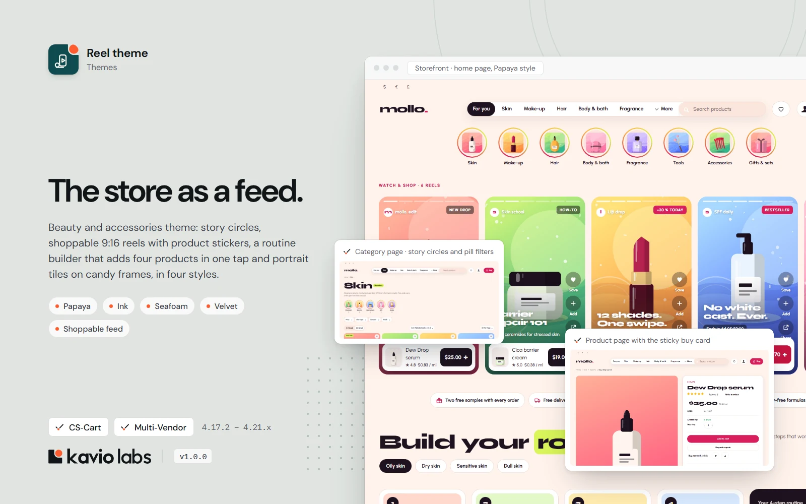 Reel theme: overview