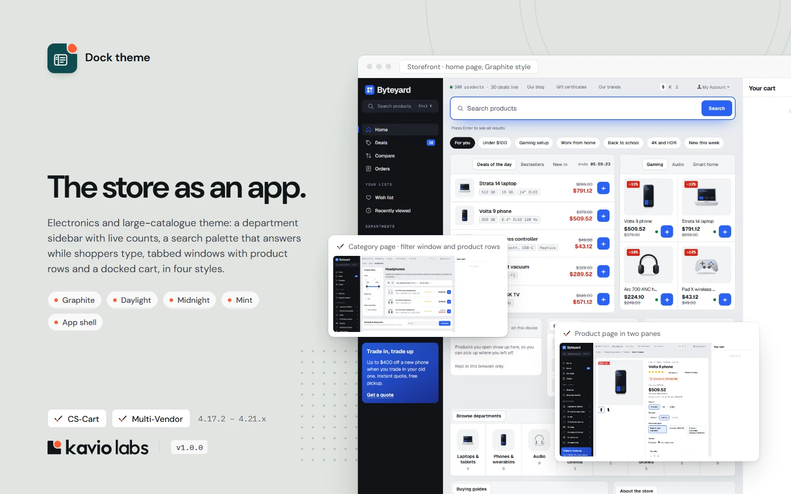 Dock theme: overview