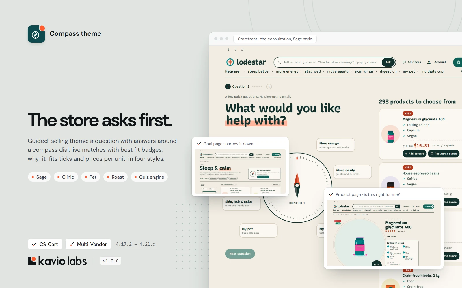 Compass theme: overview
