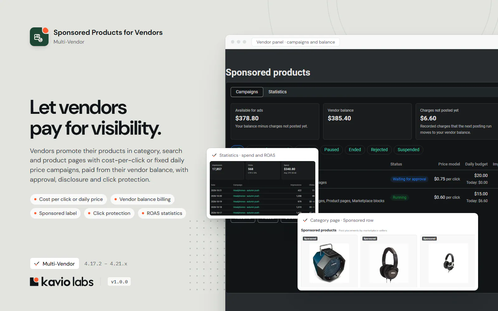 Sponsored Products for Vendors: overview